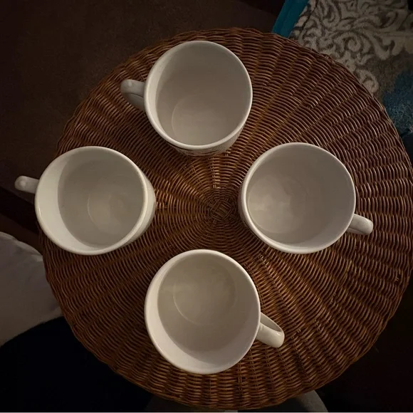 🍲 Zrike Oversized Soup Mugs – Set of 4 – Chef Bicycle Design ☕️ - Picture 3 of 9